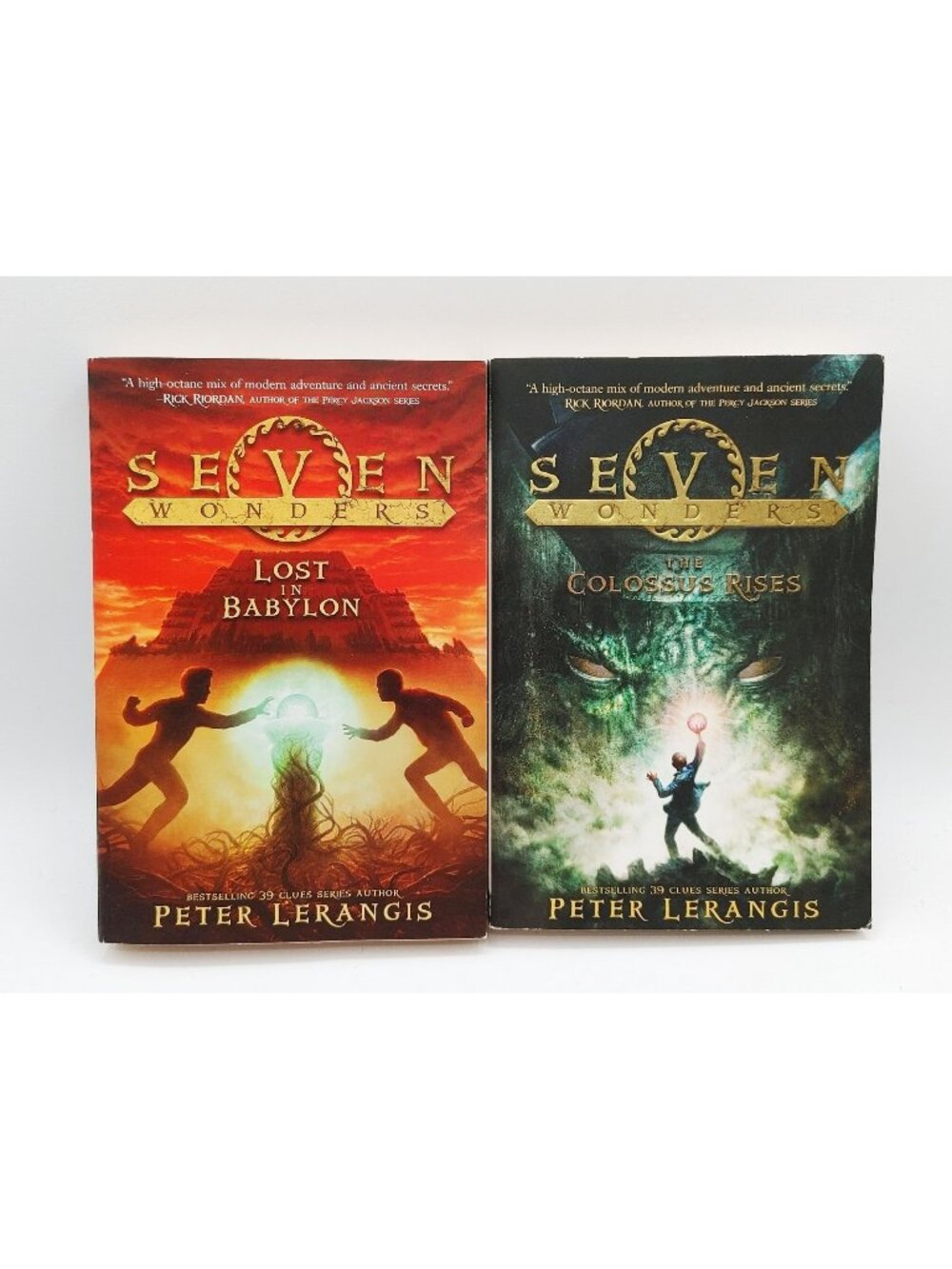 Seven Wonders Book Lot By Peter Lerangis Paperback Books # 1-2